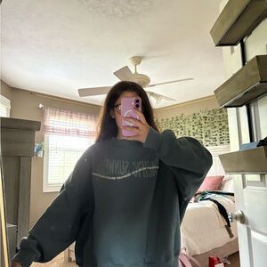PacSun Dark Green Sweatshirt